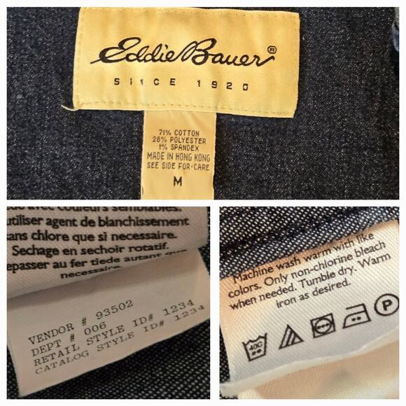 Bluejean Zip Hooded Vest with Pockets Size Medium - Picture 5 of 5